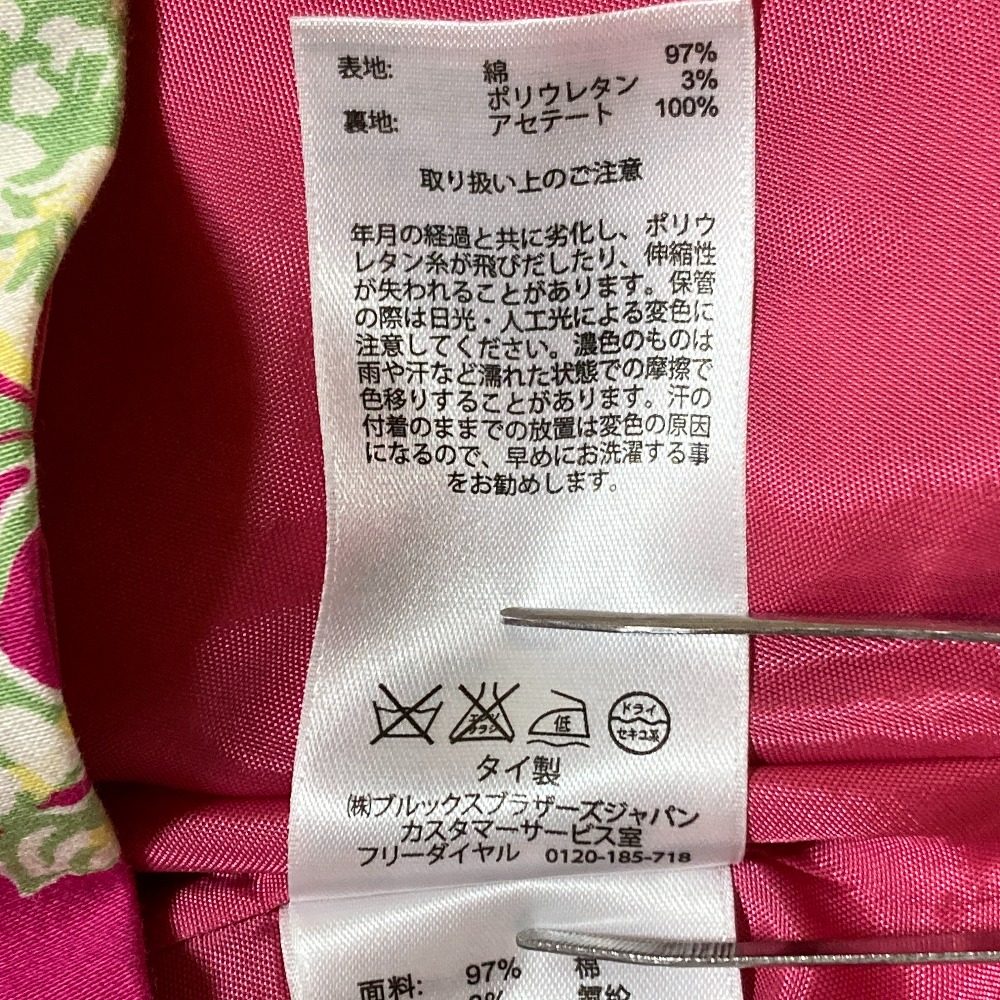 ブルックスブラザーズ 花柄ノースリーブワンピース