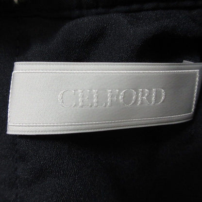 CELFORD フレア カラー ドレス