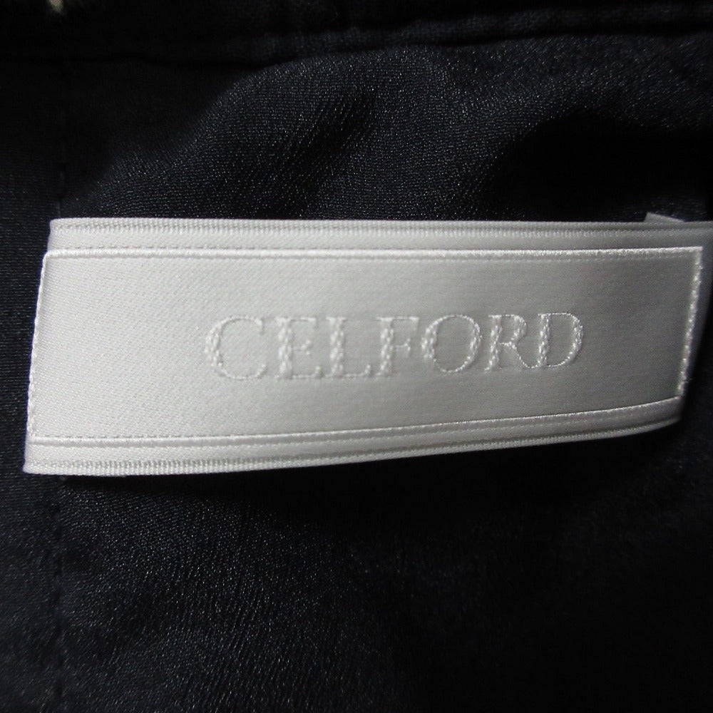 CELFORD フレア カラー ドレス