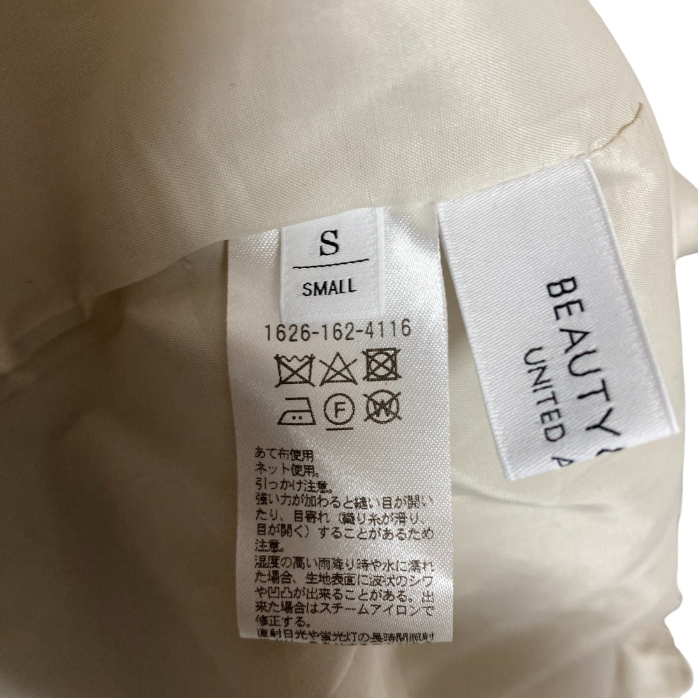 ビューティ＆ユース シルクリネンチェックワンピース