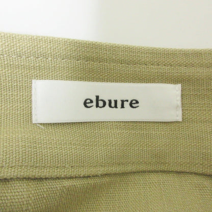 ebure スラブ コットン リネン ロング スカート
