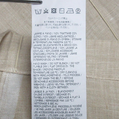 マックスマーラ ドレープ 100% リネン ドレス