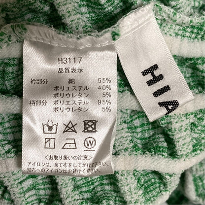 ハイアンド Check melonビッグカラーブラウス