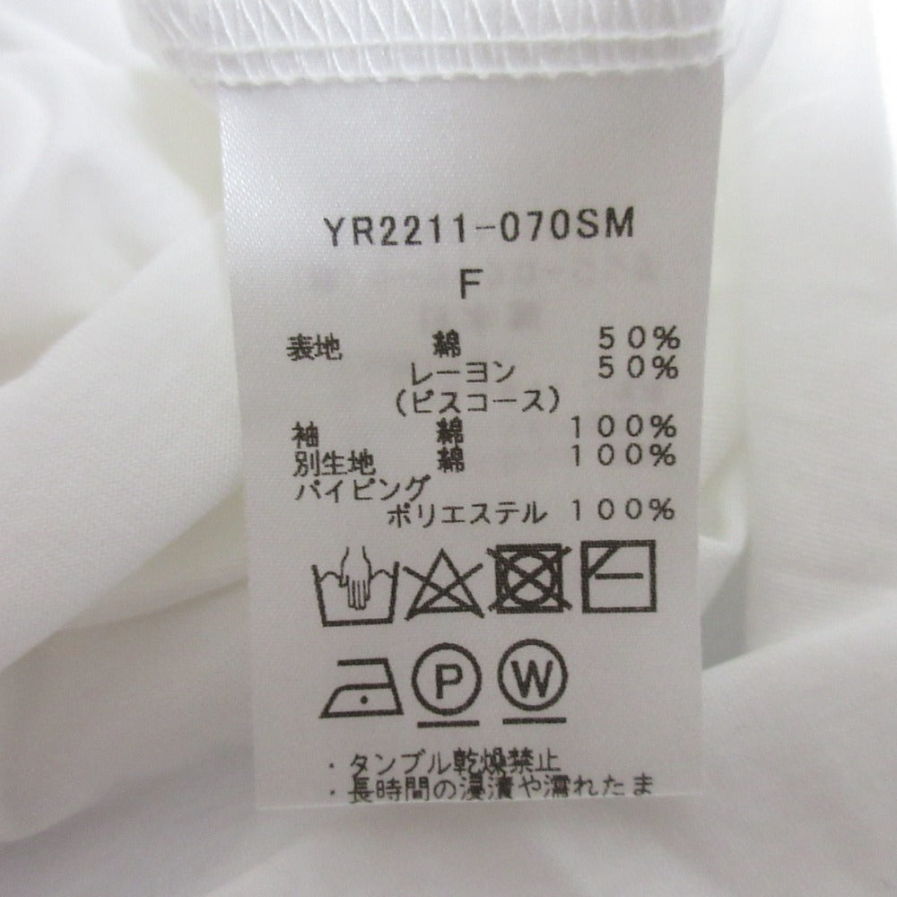 yori バルーン ハーフ スリーブ カットソー