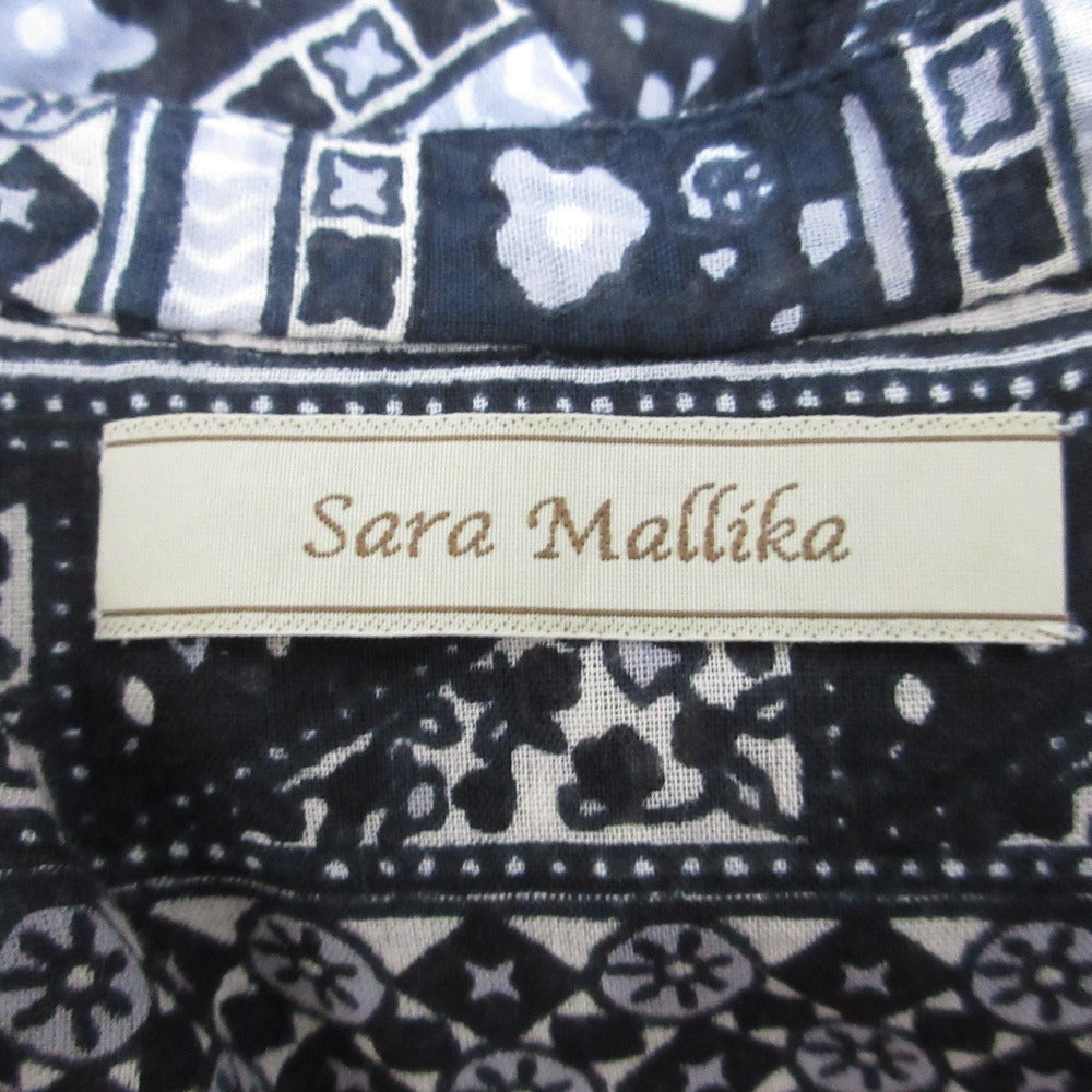 Sara mallika ロング シャツ ドレス