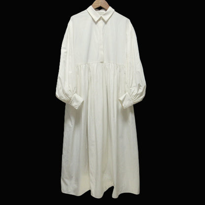 UNITED ARROWS バルーン スリーブ ロング ドレス