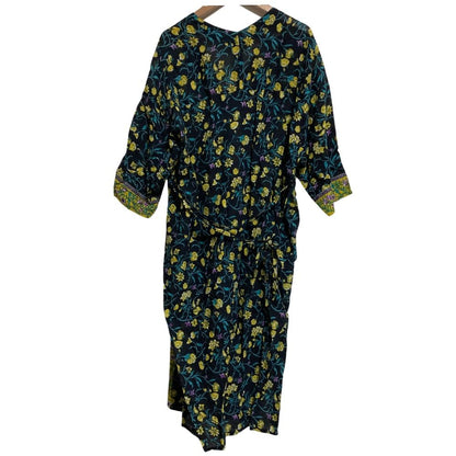 ノンブルアンペール 花柄シアーロングシャツ