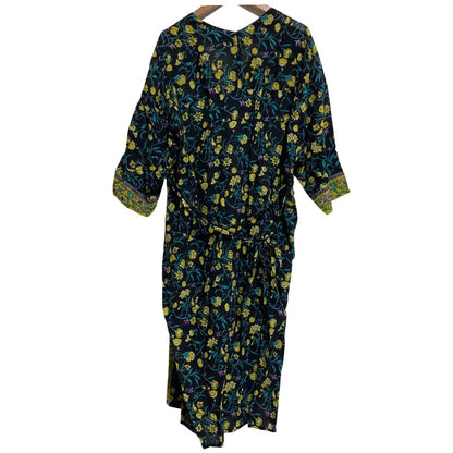 ノンブルアンペール 花柄シアーロングシャツ