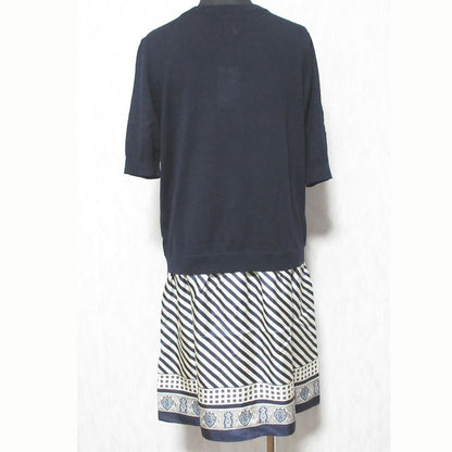 23区 ウールシルクニットワンピース