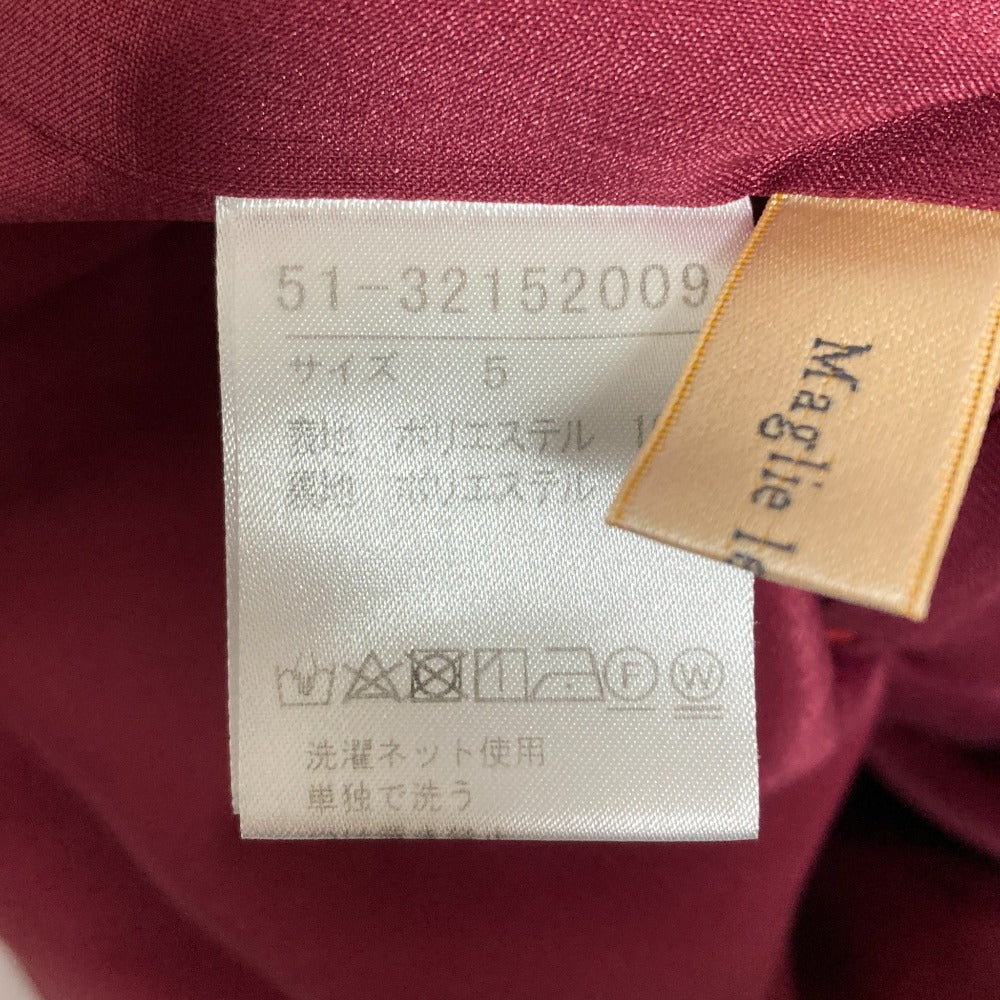 マーリエルカセット リネンライクステッチスカート
