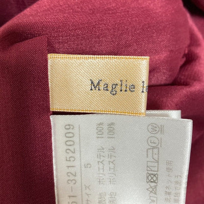 マーリエルカセット リネンライクステッチスカート