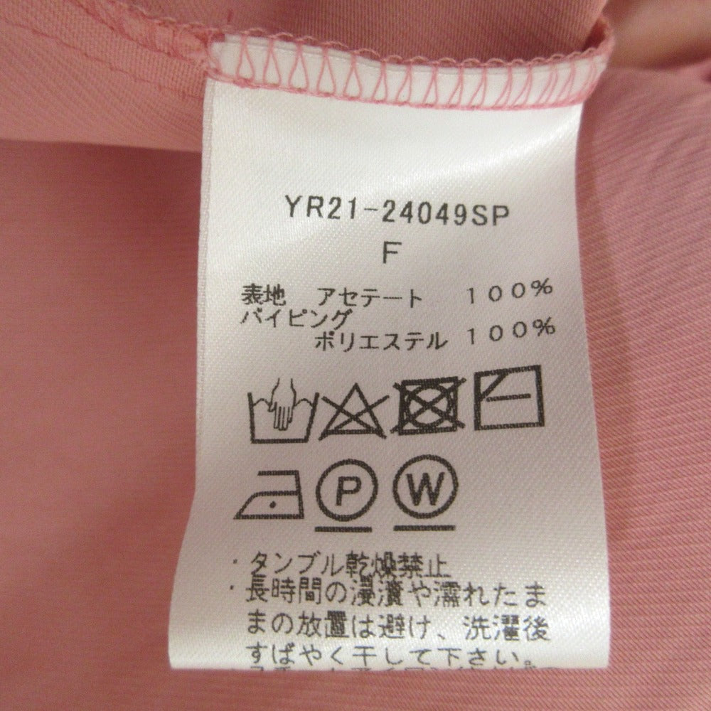 yori アセテート サテン ブラウス