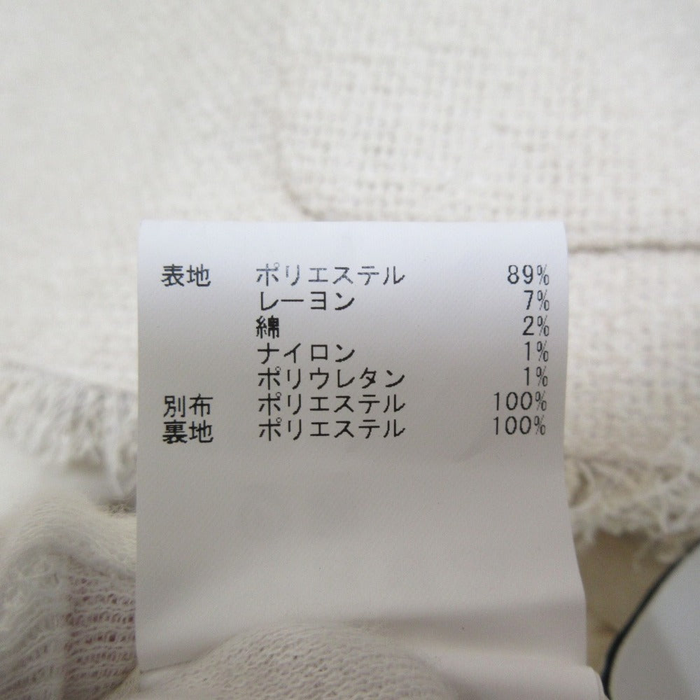 ANAYI カールヤーンツイードVネックブラウス