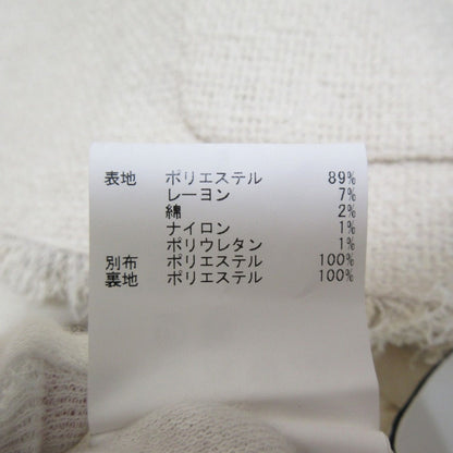 ANAYI カールヤーンツイードVネックブラウス