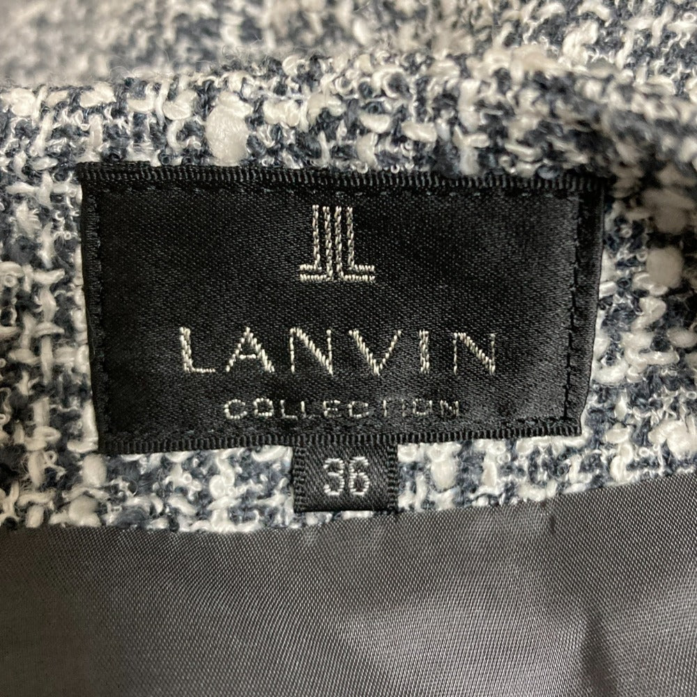 ランバンコレクション ツイードスカート