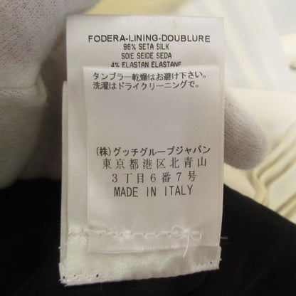 グッチ アシンメトリー プリーツ 100% シルク ドレス