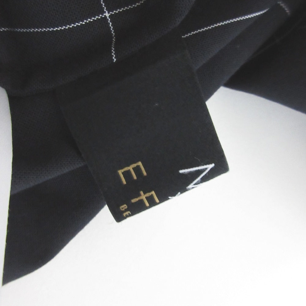 M・fil ×EFFE BEAMS チェックフレンチスリーブブラウス