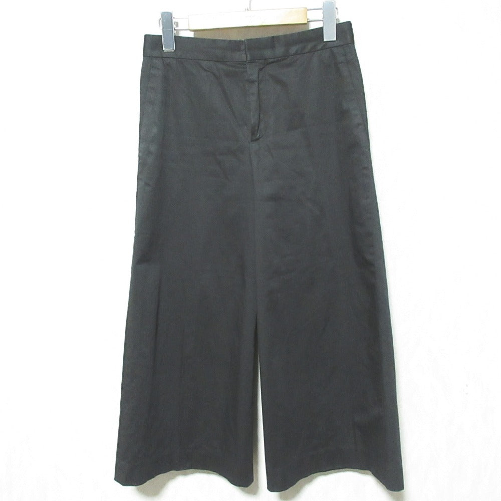 ドゥロワー ストレッチクロップドワイドパンツ