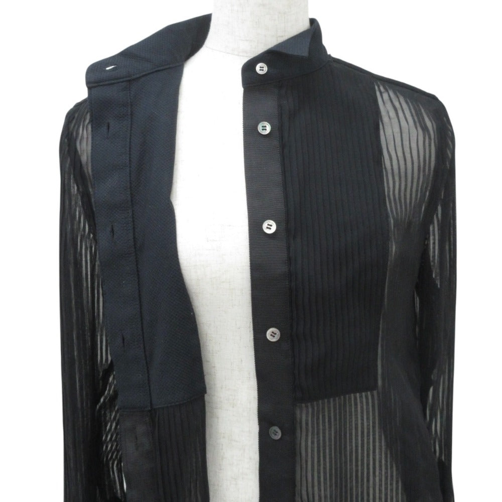Sacai シアー プリーツ シャツ