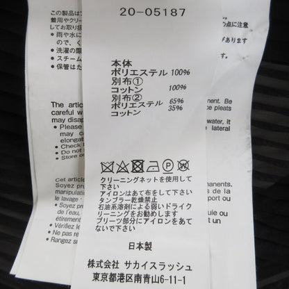 Sacai シアー プリーツ シャツ