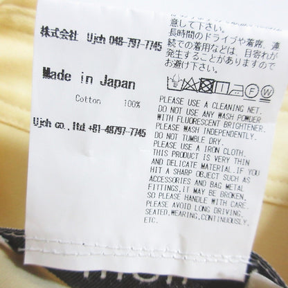Ujoh ヘム ノット ハーフ シャツ ブラウス