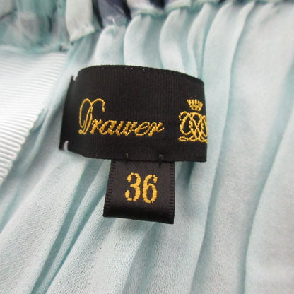 Drawer シルク フラワー プリント ドレス