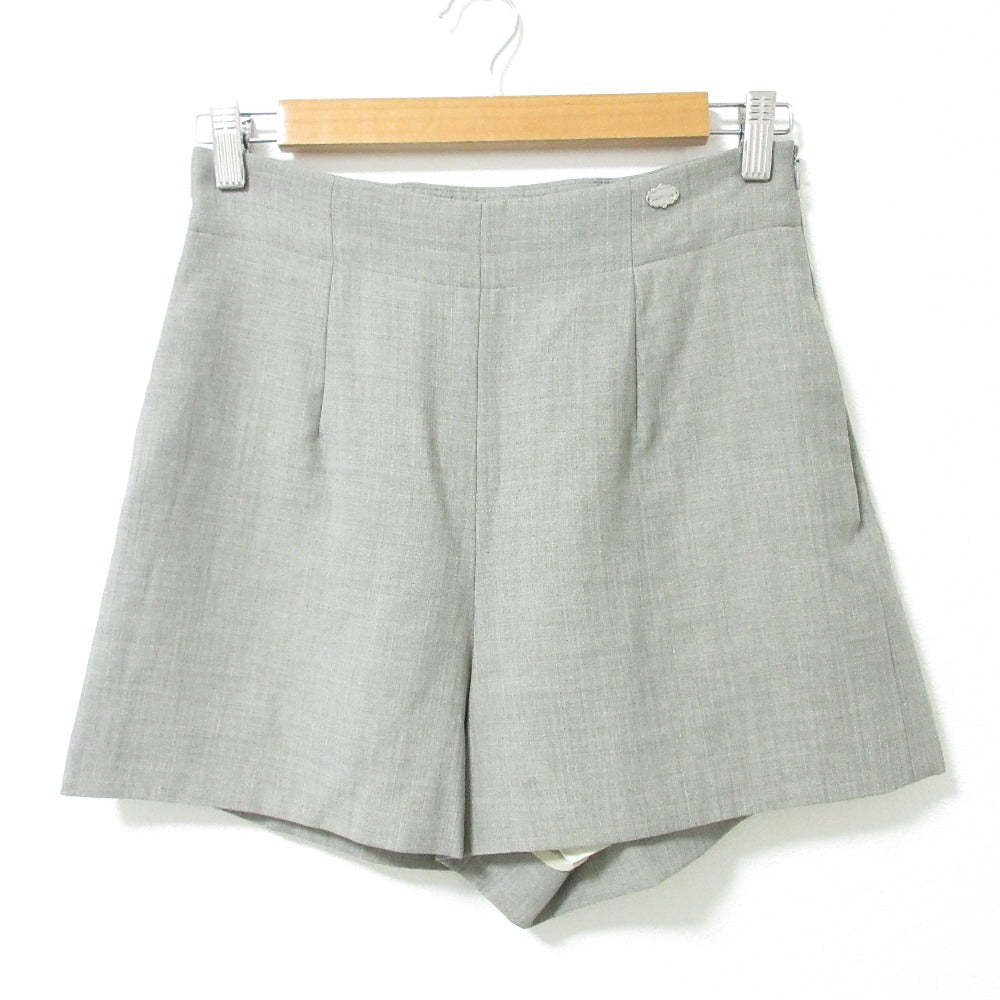 FOXEY フレア ウールショートパンツ