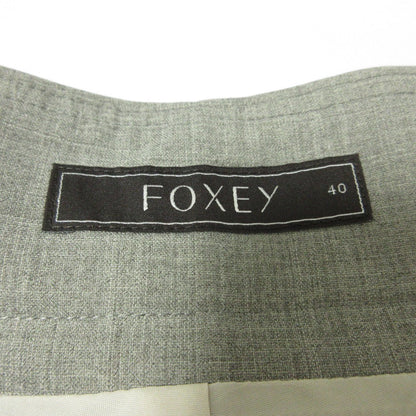 FOXEY フレア ウールショートパンツ