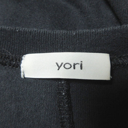 yori ワイド ヘム ギャザー カットソー プルオーバー