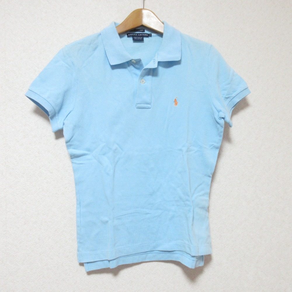ラルフローレン THE SKINNY POLO 鹿の子半袖トップス