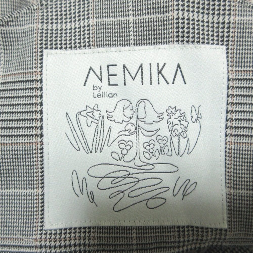 NEMIKA グレン チェック オールインワン
