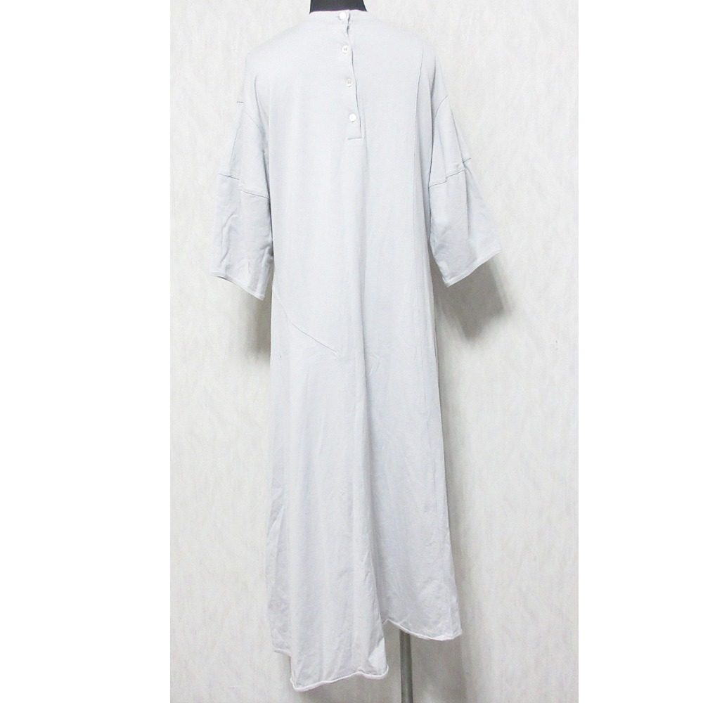FLORENT コットン アシンメトリー ロング ドレス