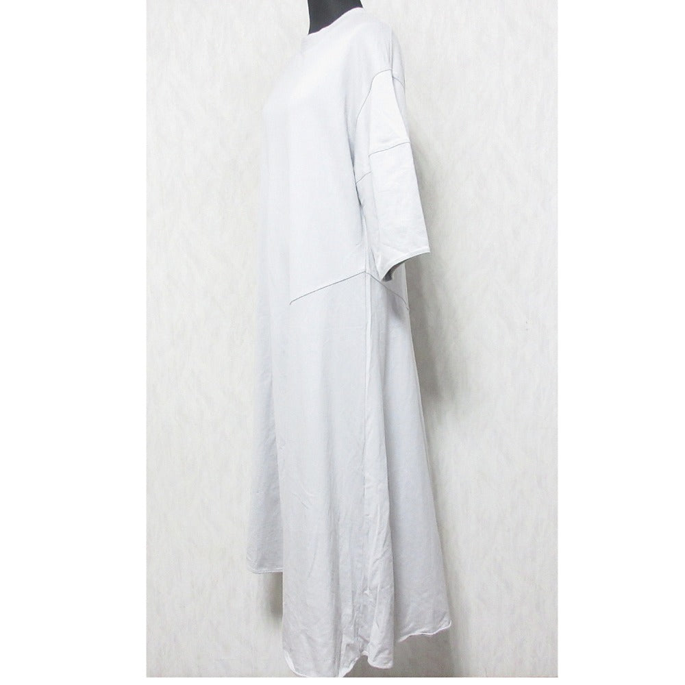 FLORENT コットン アシンメトリー ロング ドレス