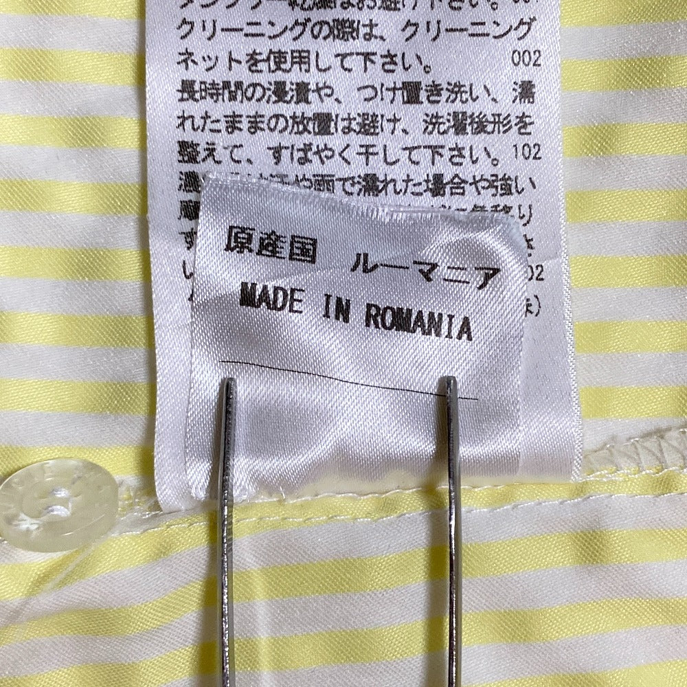 ナラカミーチェ ストライプフリルハーフスリーブシャツ