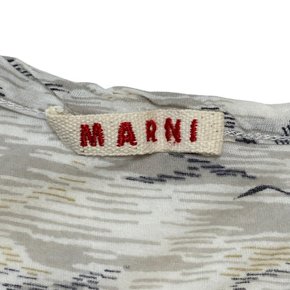 マルニ プリント コットン Tシャツ