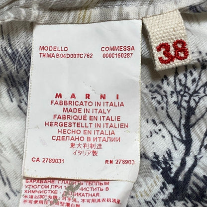 マルニ プリント コットン Tシャツ