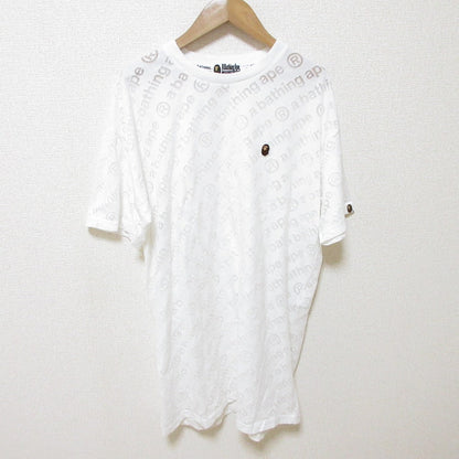 A BATHING APE ロゴジャガードTシャツ