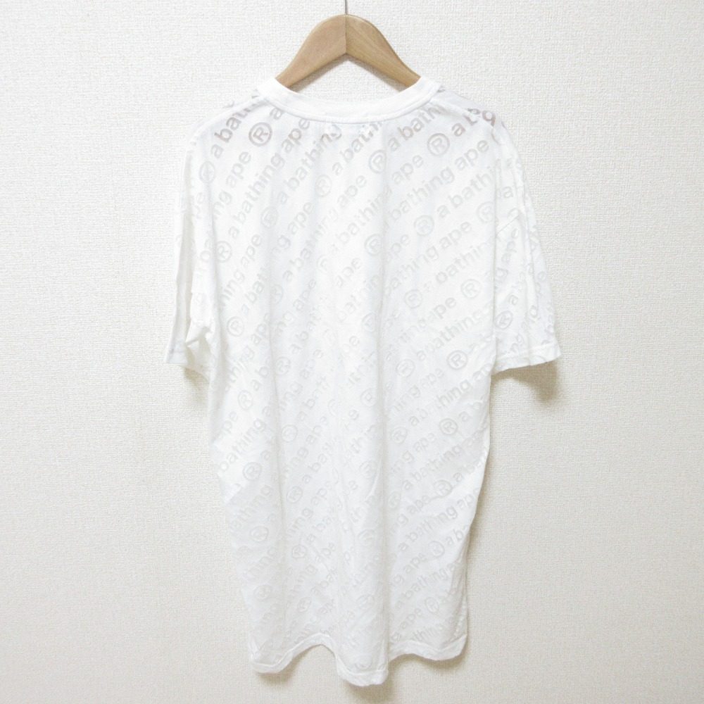 A BATHING APE ロゴジャガードTシャツ