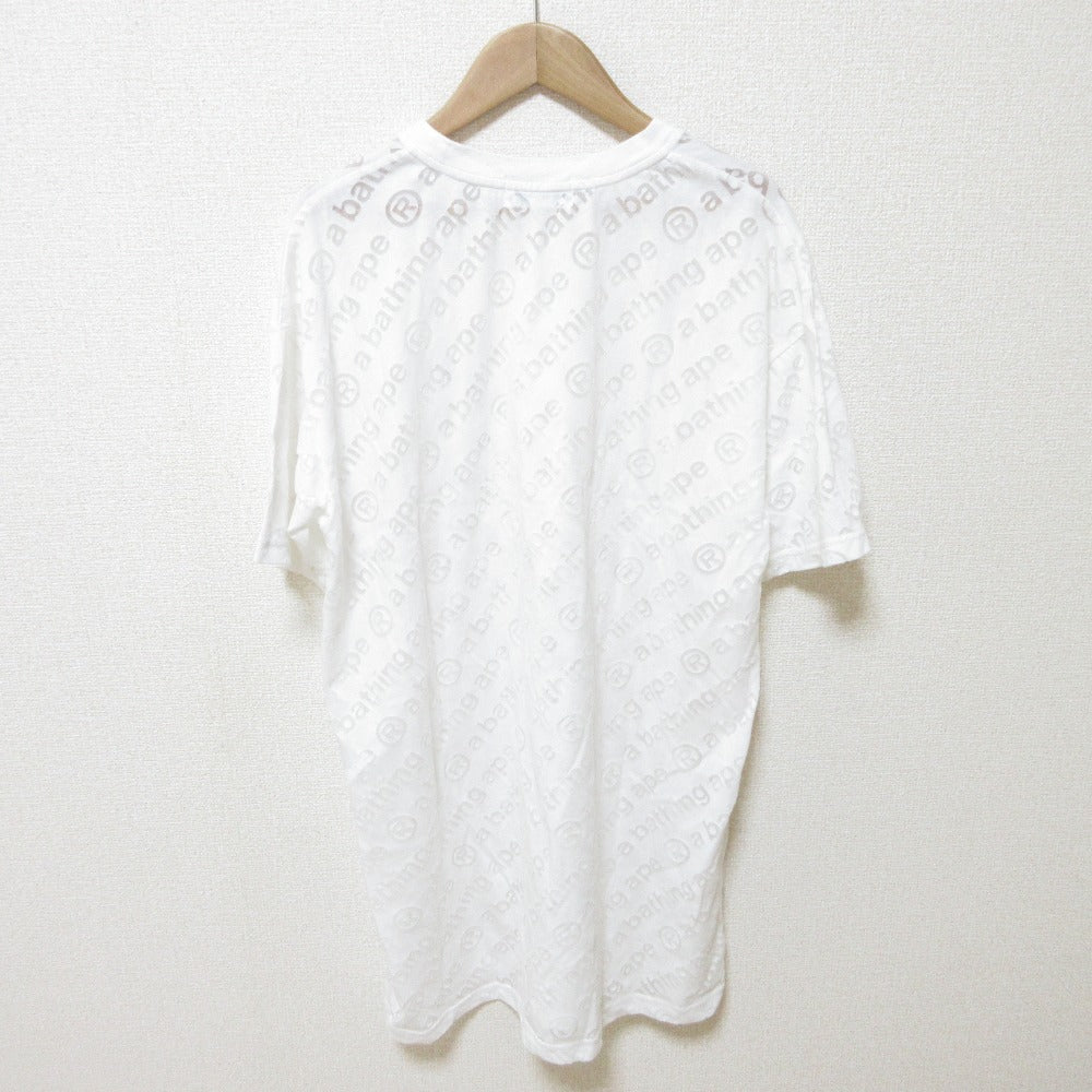A BATHING APE ロゴジャガードTシャツ
