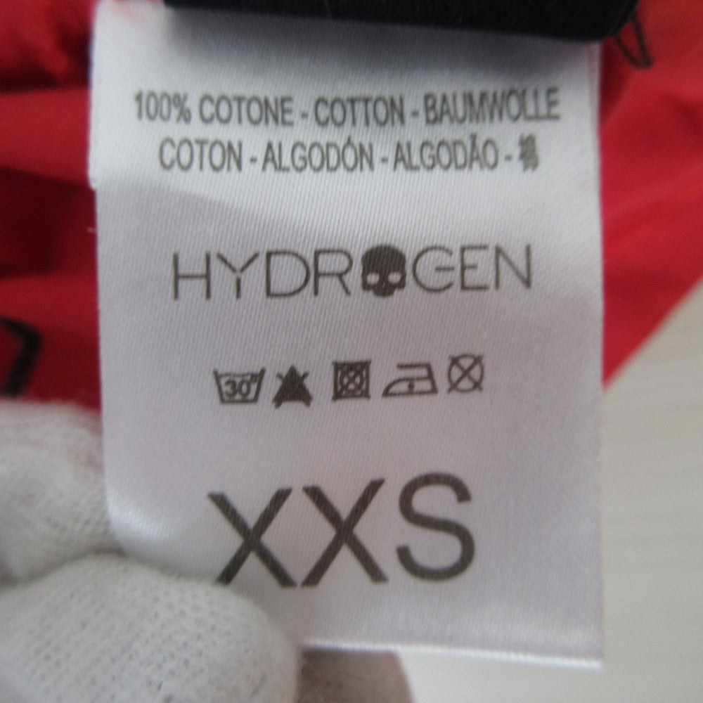 HYDROGEN スカルスター ナンバリング コットンTシャツ