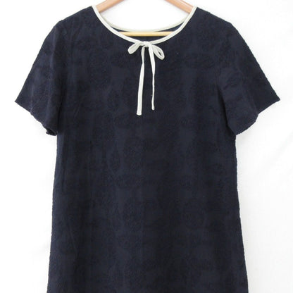 Sally Scott 刺繍入り膝丈ドレス