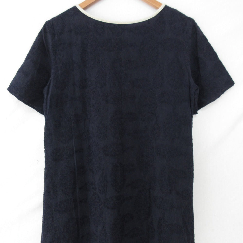 Sally Scott 刺繍入り膝丈ドレス
