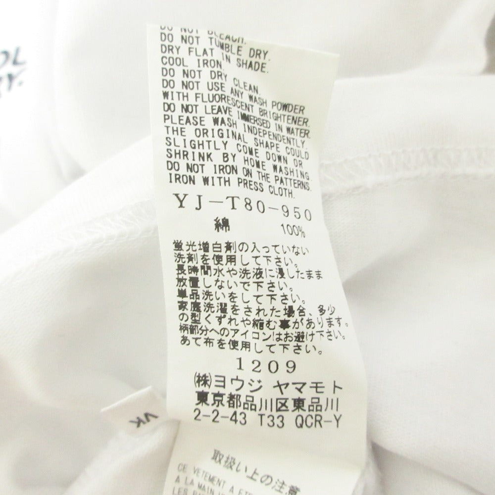 Y's×NEW ERA プリントコットンTシャツ