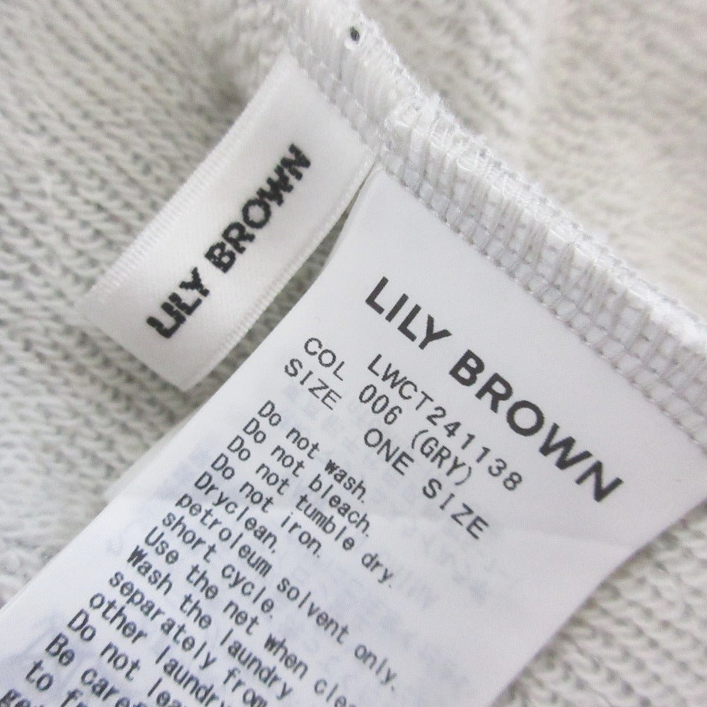 LILY BROWN スパンコール カット トップス カットソー
