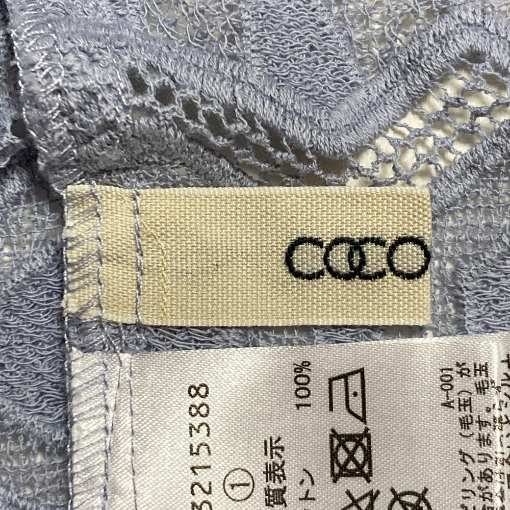 ココディール クロシェニットワンピース