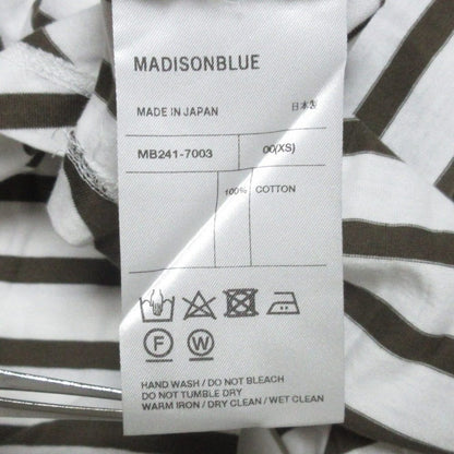 マディソンブルー ボート ネック 3/4 スリーブ Tシャツ