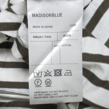 マディソンブルー ボート ネック 3/4 スリーブ Tシャツ