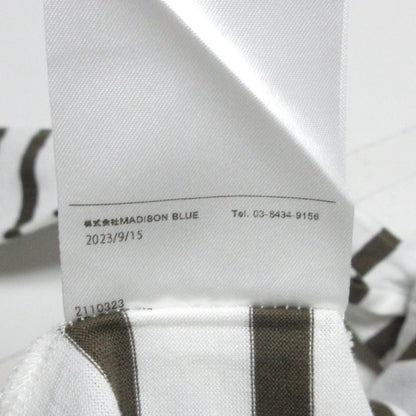 マディソンブルー ボート ネック 3/4 スリーブ Tシャツ