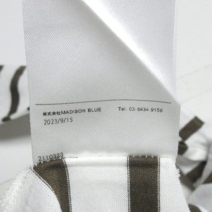 マディソンブルー ボート ネック 3/4 スリーブ Tシャツ