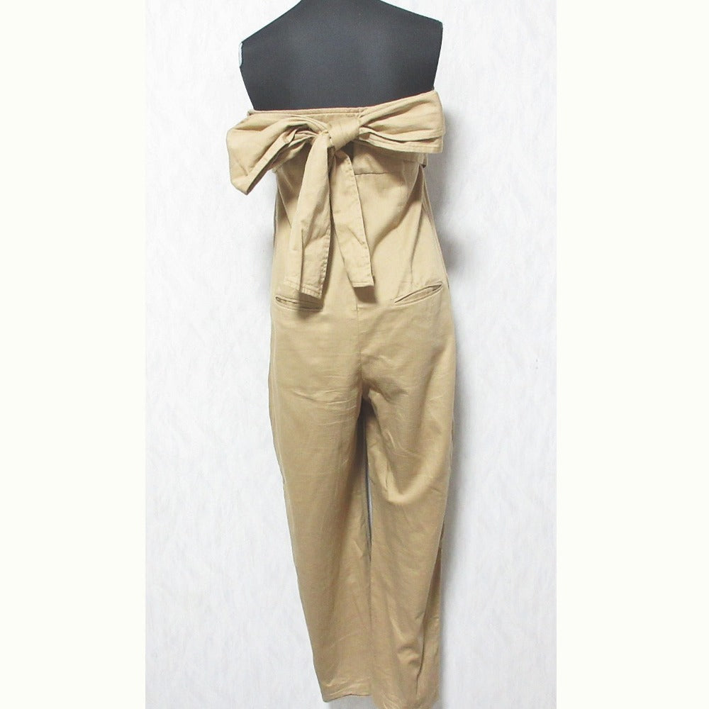 Lachement バック リボン ジャンプスーツ